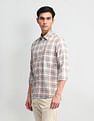 Arrow Sport Tartan Checked Slim Fit Shirt