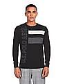 U.S. Polo Assn. Denim Co. Crew Neck Brand Patterned Weave Sweater