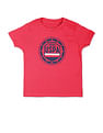 U.S. Polo Assn. Kids Boys Red Printed Cotton Set