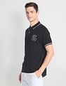 U.S. Polo Assn. Denim Co. Striped Collar Cotton Polo Shirt