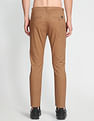 Flying Machine Twill Geometric Print Trousers