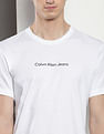 Calvin Klein Mirrored Logo Regular Fit T-Shirt