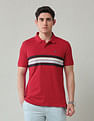 Arrow Sport Horizontal Striped Regular Fit Polo Shirt