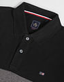 Arrow Sports Horizontal Stripe Compact Cotton Polo Shirt