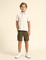 U.S. Polo Assn. Kids Boys Regular Fit Solid Polo Shirt
