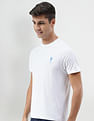USPA Innerwear Crew Neck Solid Cotton I633 T-Shirt - Pack Of 2