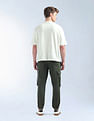 Flying Machine Solid Relaxed Fit Knitted Joggers