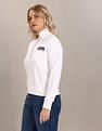 U.S. Polo Assn. Women High Neck Solid Sweatshirt