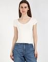 Tommy Hilfiger Slim-Fit Cotton Round Neck Top