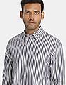 U.S. Polo Assn. Spread Collar Striped Casual Shirt