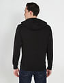 U.S. Polo Assn. Denim Co. Embossed Brand Print Hooded Sweatshirt