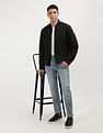 Calvin Klein Jeans Regular Fit Solid Quilted Jacket