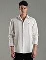 Tommy Hilfiger Solid Regular Fit Cotton Shirt