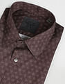 Arrow Motif Print Cotton Shirt