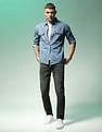 Flying Machine Slash Slim Tapered Stone Wash Jeans