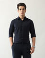 Arrow Newyork Textured Brooklyn Ultra Slim Fit Shirt