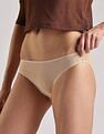 Calvin Klein Underwear Beige Solid Low Rise Panties