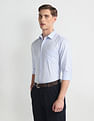 Arrow Vertical Stripe Auto Press Shirt