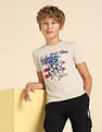 U.S. Polo Assn. Kids Boys Graphic Printed Regular Fit T-Shirt
