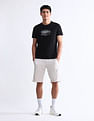 USPA Active Brand Printed Slim Fit T-Shirt