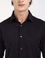 Tommy Hilfiger Solid Slim-Fit Polyamide Shirt