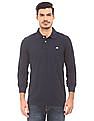 Aeropostale Long Sleeve Pique Polo Shirt