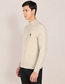 U.S. Polo Assn. Mock Neck Heathered Sweater
