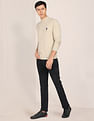 U.S. Polo Assn. Mock Neck Heathered Sweater