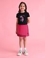 U.S. Polo Assn. Kids Girls Cotton Knit Skorts