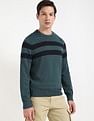 Tommy Hilfiger Striped Regular-Fit Cotton Sweater