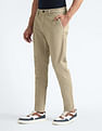 Flying Machine Slash Slim Tapered Fit Solid Chinos