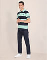 U.S. Polo Assn. Pique Striped Polo Shirt