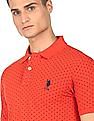 U.S. Polo Assn. Pique Printed Polo Shirt