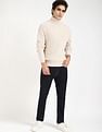 Calvin Klein Jeans Solid Regular-Fit Wool Sweater