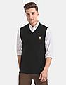 U.S. Polo Assn. V-Neck Sleeveless Sweater