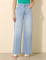U.S. Polo Assn. Women High Rise Wide Leg Jeans