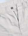 Flying Machine Mid Rise Relaxed Fit Cargo Trousers