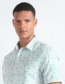 Flying Machine Short Sleeve Floral Print Shirt