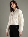 Tommy Hilfiger Relaxed Fit Nylon Spread Collar Windcheater Jacket