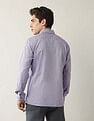 Arrow Textured Manhattan Slim Fit Shirt