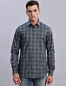 Tommy Hilfiger Checked Regular Fit Plain Woven Shirt