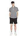 U.S. Polo Assn. Zipper Placket Check Polo Shirt