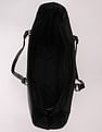 Tommy Hilfiger Solid Black Pu Tote Bag