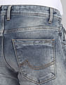 AD by Arvind Skinny Fit Stone Wash Jeans