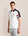 U.S. Polo Assn. Colour Blocked Slim Fit Polo Shirt