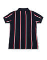 U.S. Polo Assn. Kids Boys Vertical Stripe Cotton Polo Shirt
