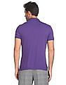 U.S. Polo Assn. Ribbed Collar Solid Polo Shirt