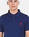 U.S. Polo Assn. Brand Embroidered Pique Polo Shirt
