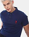 U.S. Polo Assn. Brand Embroidered Pique Polo Shirt