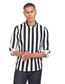 Flying Machine Vertical Stripe Cotton Shirt